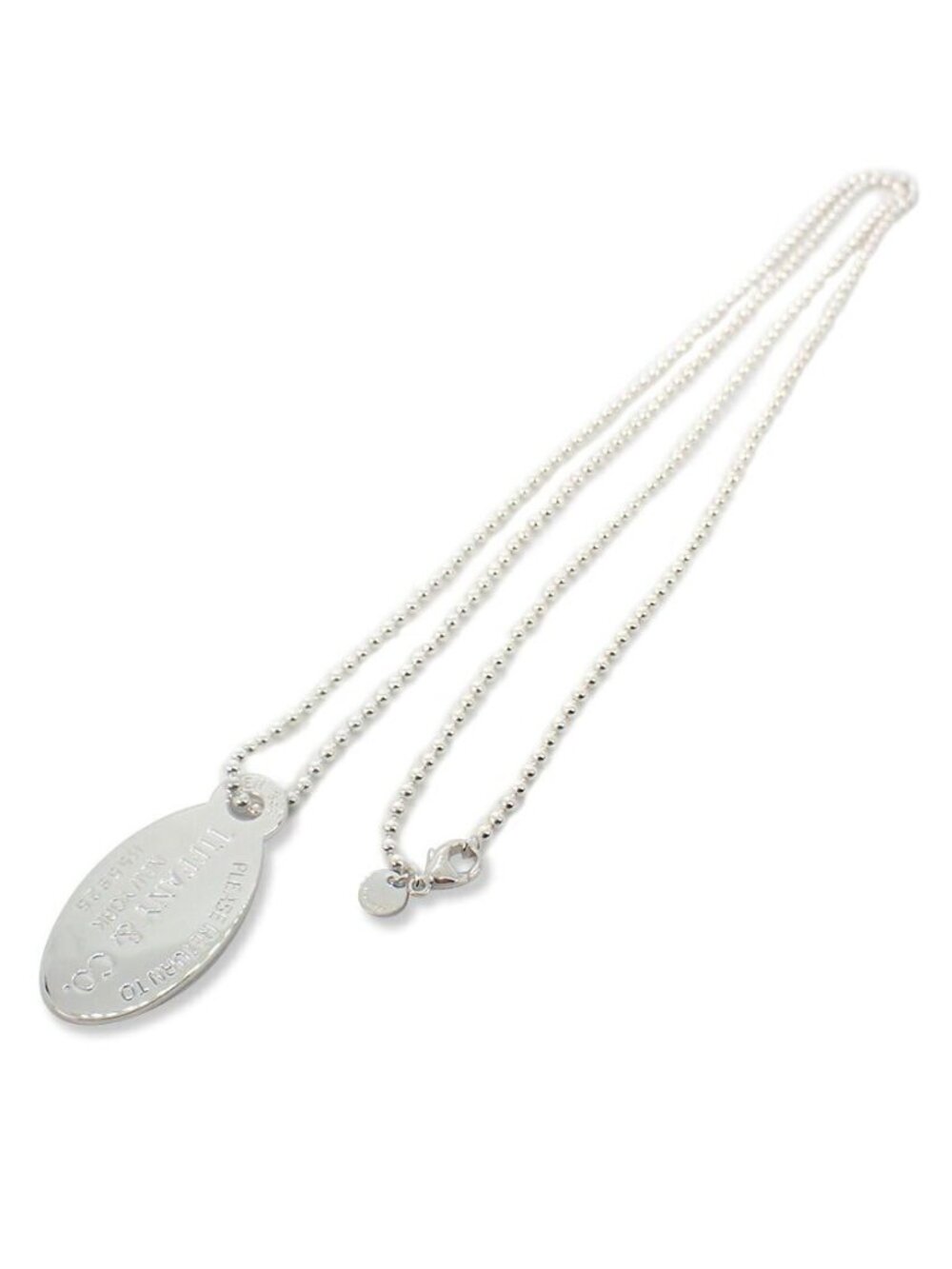 Tiffany & Co 925 Return to Tiffany Oval Tag Pendant